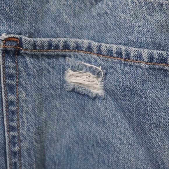 Women's Distressed Raw Hem Jean Shorts - Aeropostale - Mom Jeans - Size … - Picture 9 of 9